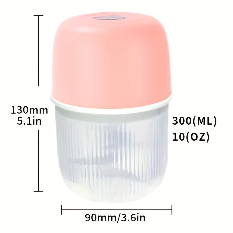 Electric Garlic Crusher, Food Chopper, USB Rechargeable, Garlic Crusher, Electric Vegetable Chopper, Electric Grinder, 6-blade Knife for Fast Crushing, Suitable for Various Vegetables, Garlic, Ginger, Chili, Etc.