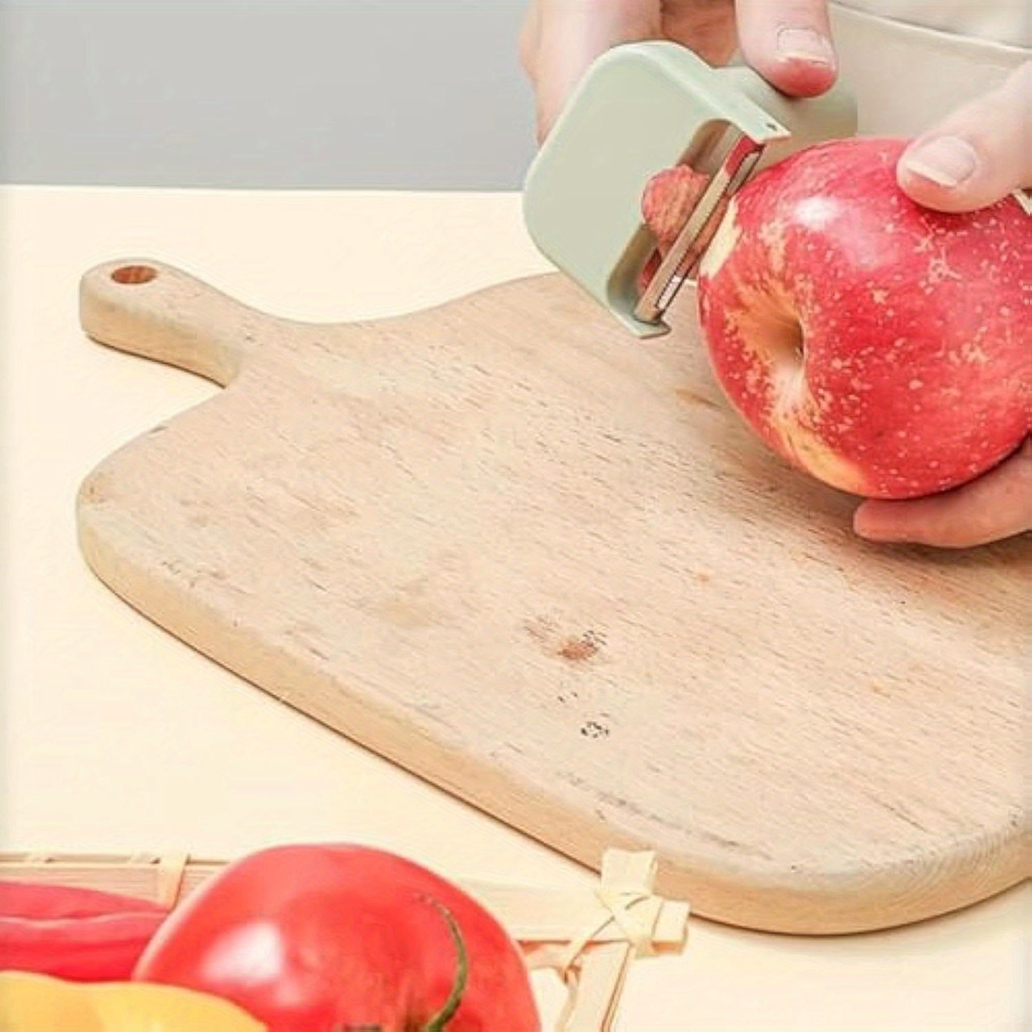 2025 Upgrade Portable Handheld 4in 1 Electric Vegetable Slicer, Electric Vegetable Cutter Set, Multifunctional vegetable Cutter& Slicer, Wireless Garlic Mud Masher, Fruit Slicers(green), Kitchen Gadget, Vegetable Slicing, Ergonomic Grip, Handheld Design,