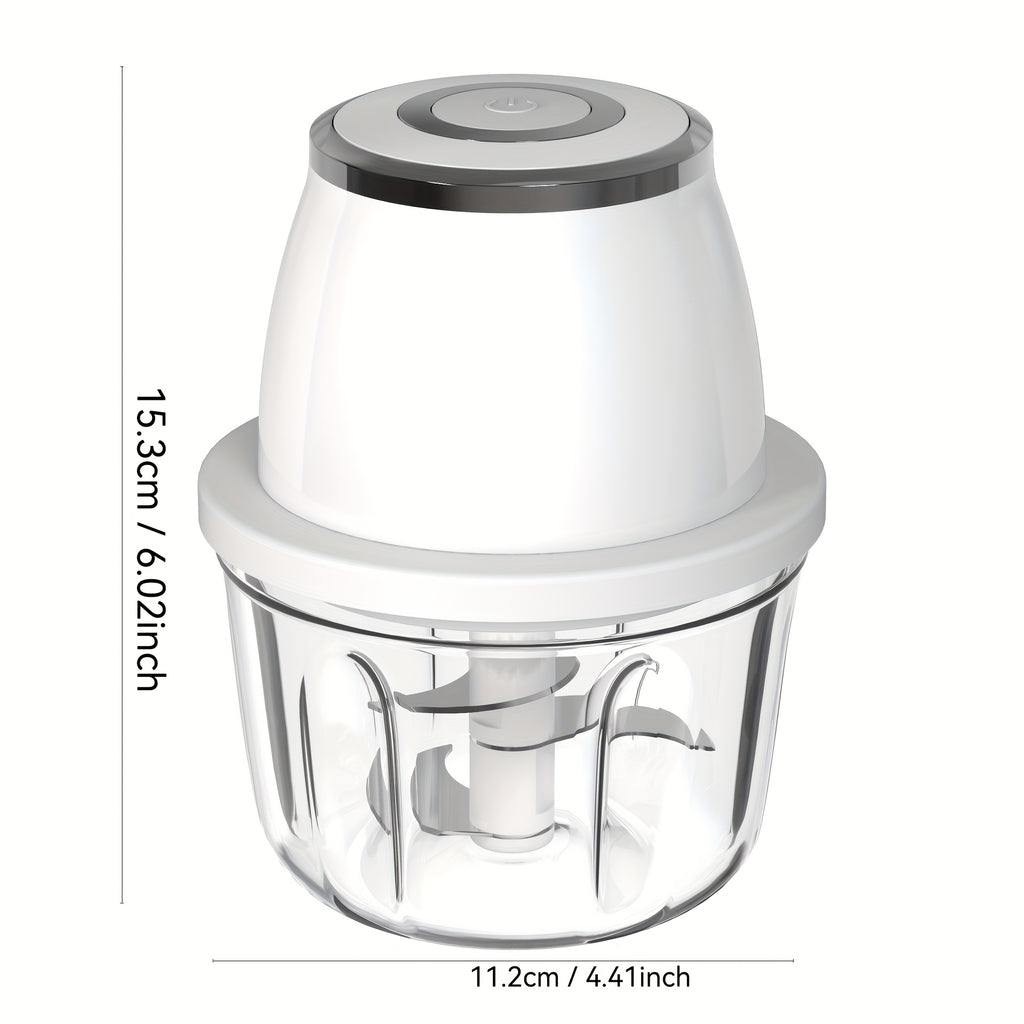 [Electric Garlic Beater] 1pc Electric Garlic Beater, Multifunctional Garlic Peeler, Mini and Compact, Easy to Clean, High-power, Food-grade Materials, Home Small Automatic Meat Grinder, Garlic Pulling and Mashing Machine, Electric Cooking Machine